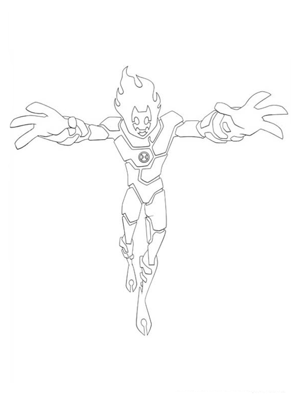 Ben 10 kolorowanki